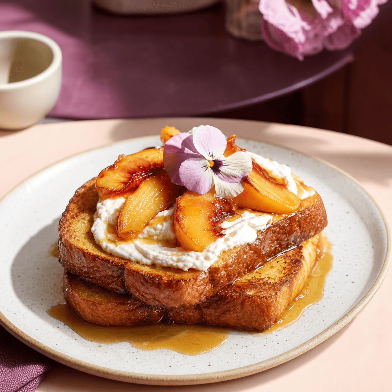 Peachy French Toast